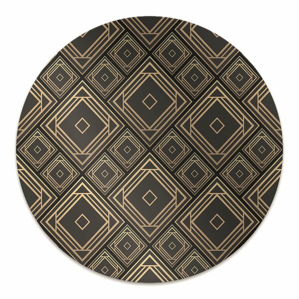 Tapis protection sol Illusion géométrique