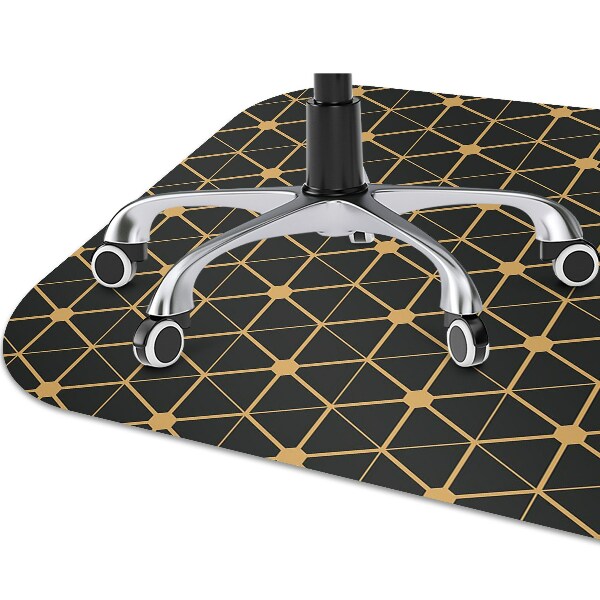 Tapis bureau Hexagonal