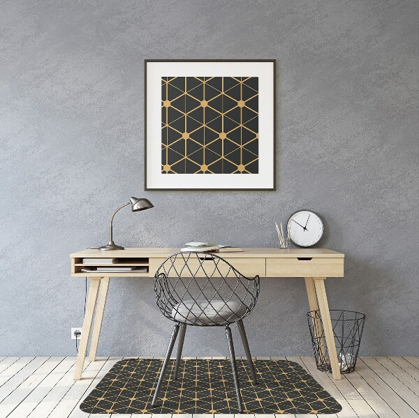 Tapis bureau Hexagonal