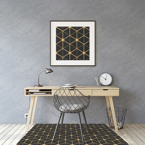 Tapis bureau Hexagonal
