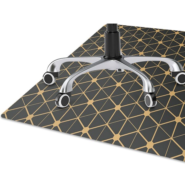 Tapis bureau Hexagonal