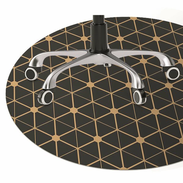 Tapis bureau Hexagonal