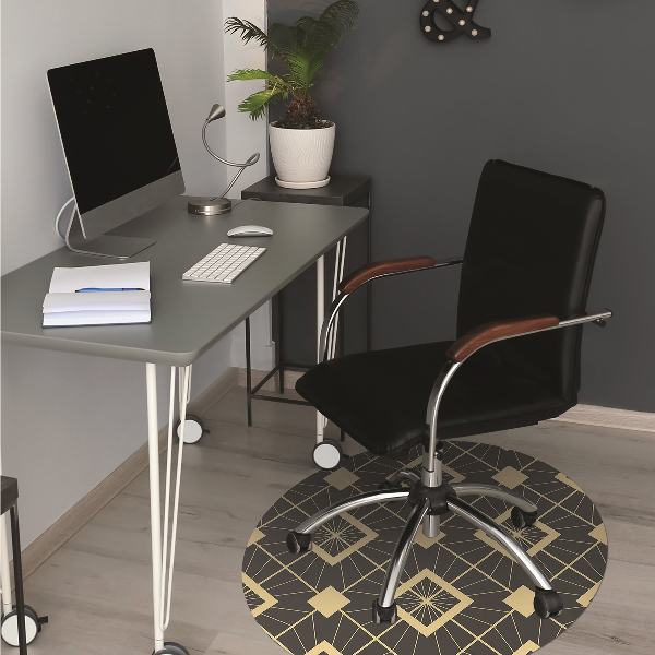 Tapis pour chaise de bureau Modèle rétro