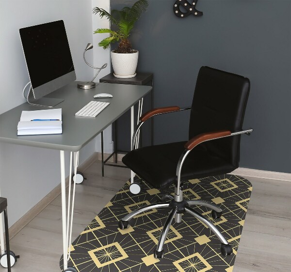 Tapis pour chaise de bureau Modèle rétro