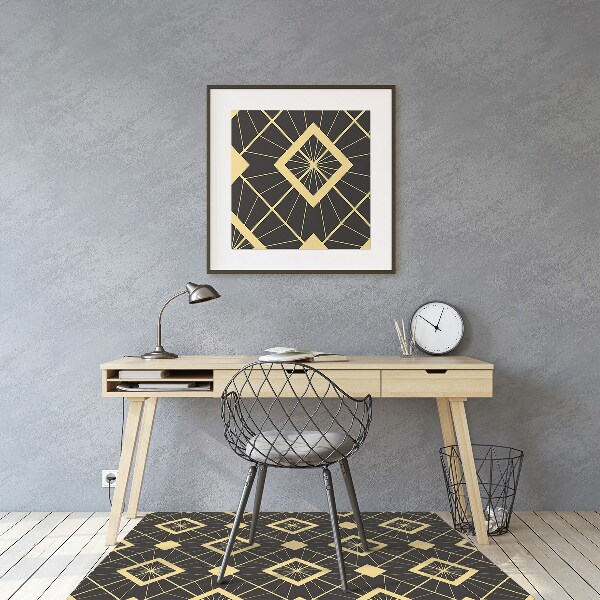 Tapis pour chaise de bureau Modèle rétro