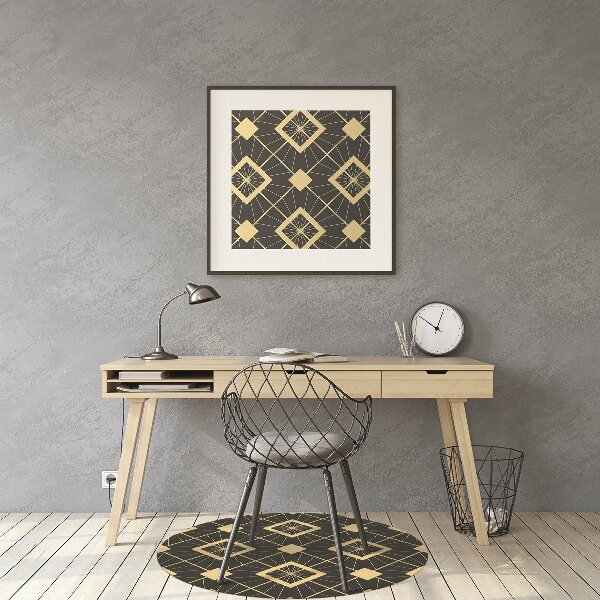 Tapis pour chaise de bureau Modèle rétro