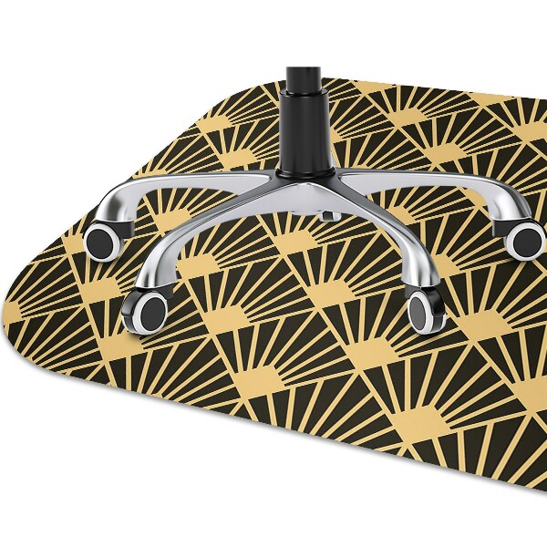 Tapis de chaise de bureau Art Déco