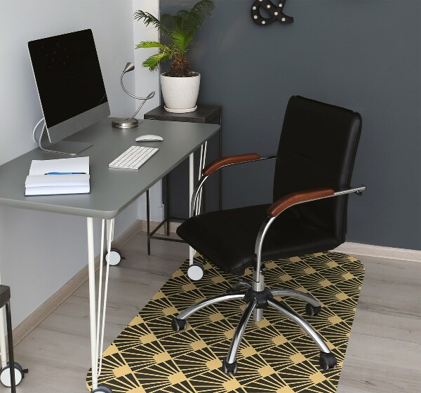 Tapis de chaise de bureau Art Déco
