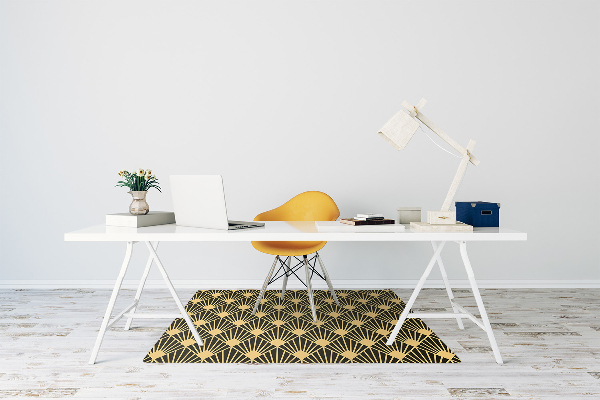 Tapis de chaise de bureau Art Déco