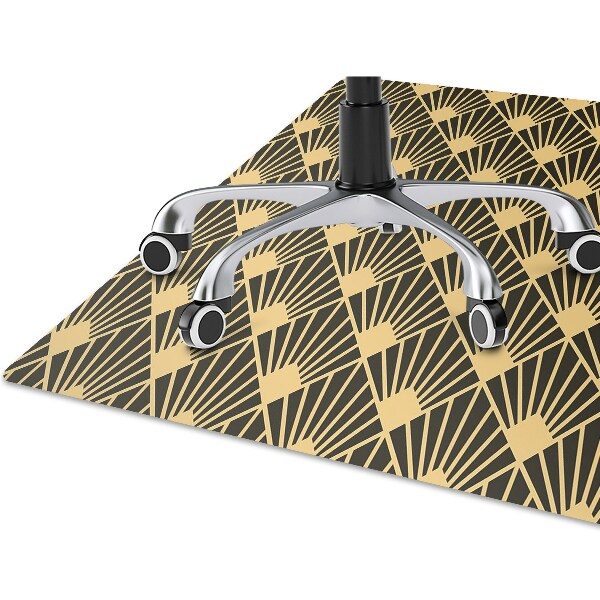 Tapis de chaise de bureau Art Déco