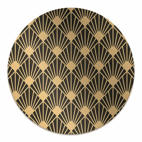 Tapis de chaise de bureau Art Déco