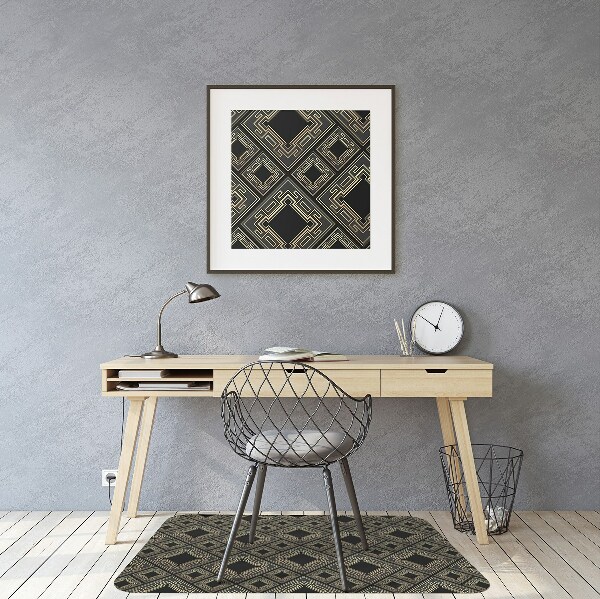 Tapis de chaise de bureau Carrelage
