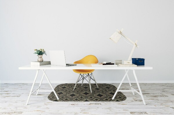 Tapis de chaise de bureau Carrelage
