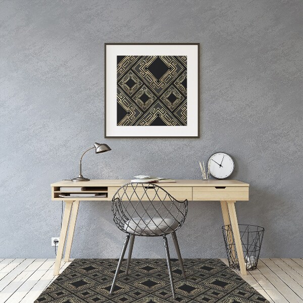 Tapis de chaise de bureau Carrelage