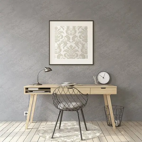Tapis protège sol Papier peint floral
