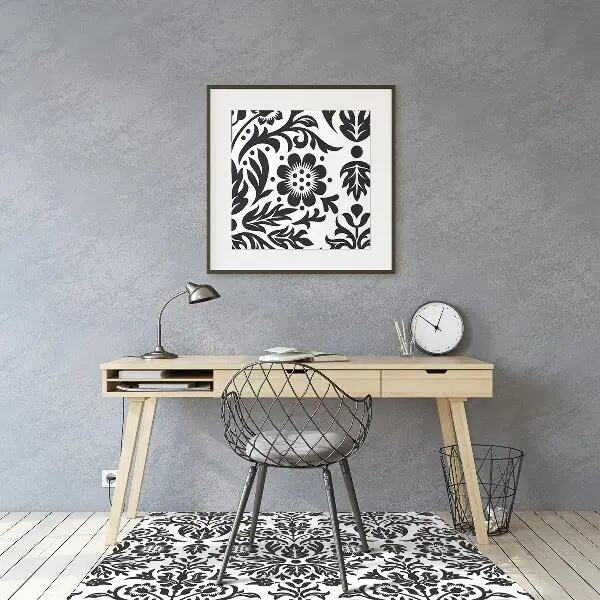 Tapis bureau Motif floral