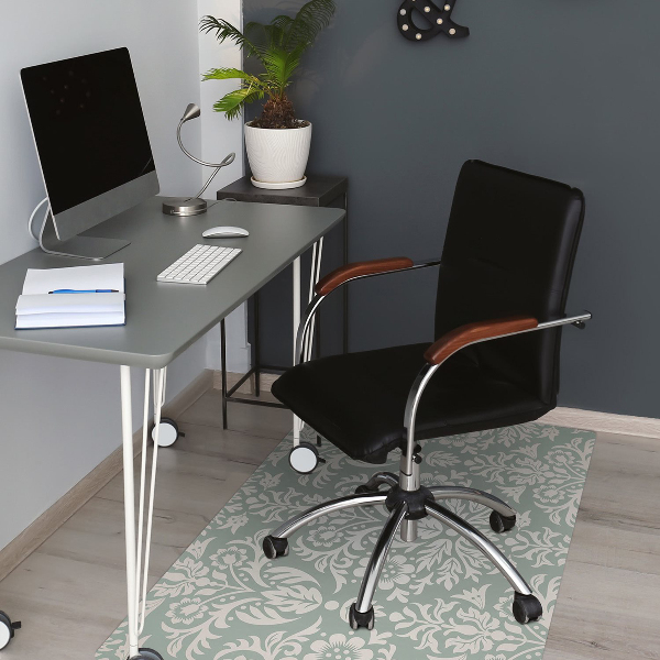 Tapis bureau Motif floral