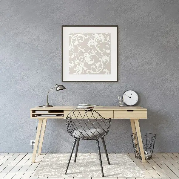 Tapis de chaise de bureau Motif de papier peint ALA