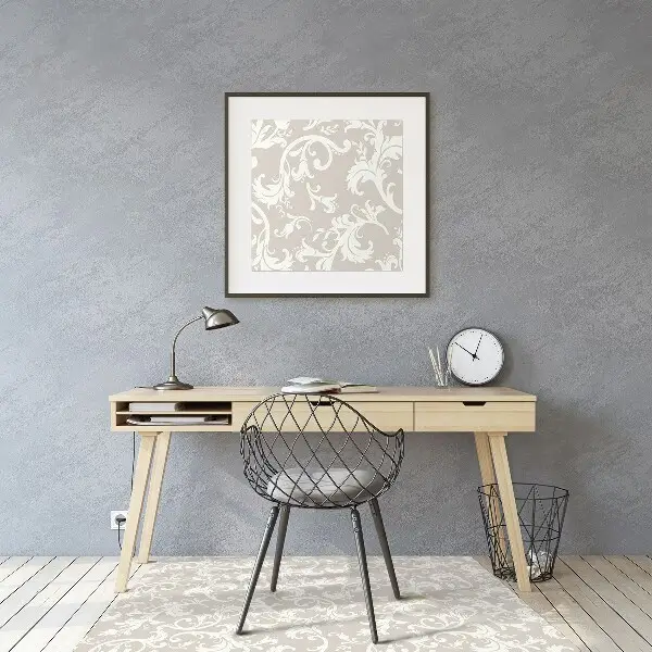 Tapis de chaise de bureau Motif de papier peint ALA