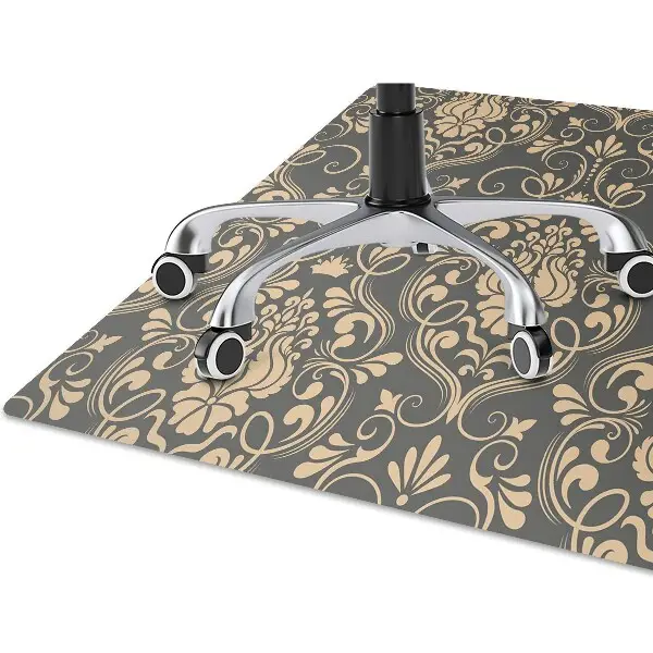 Tapis pour chaise de bureau Ornement doré