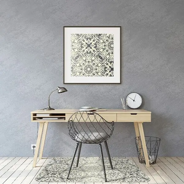 Tapis bureau Motif floral