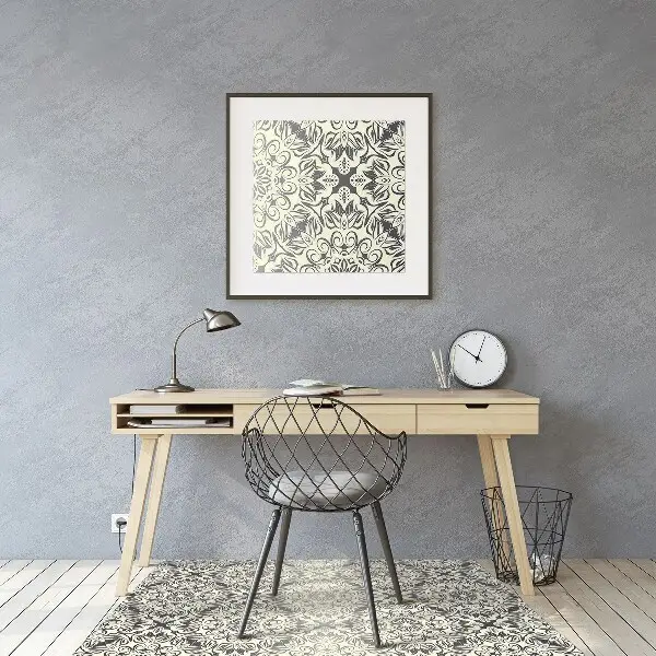 Tapis bureau Motif floral