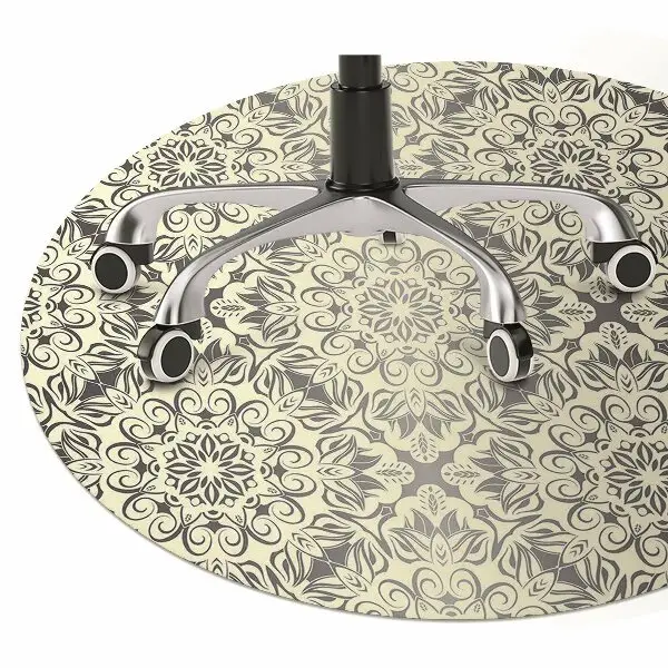 Tapis bureau Motif floral