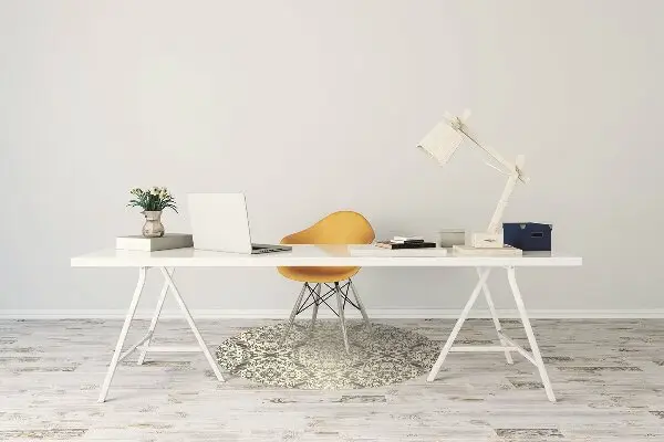 Tapis bureau Motif floral