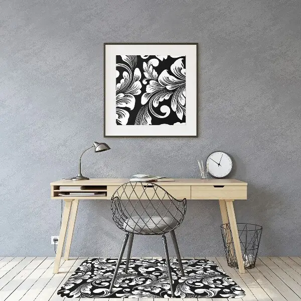 Tapis pour chaise de bureau Motif à l'ancienne
