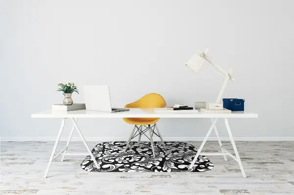 Tapis pour chaise de bureau Motif à l'ancienne