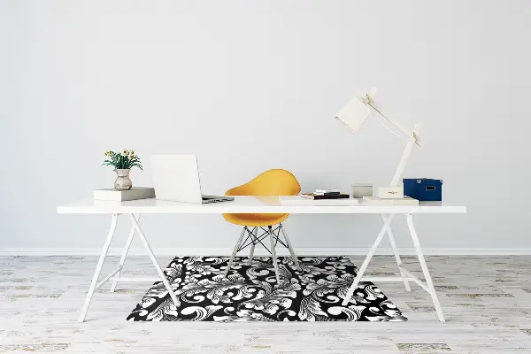 Tapis pour chaise de bureau Motif à l'ancienne
