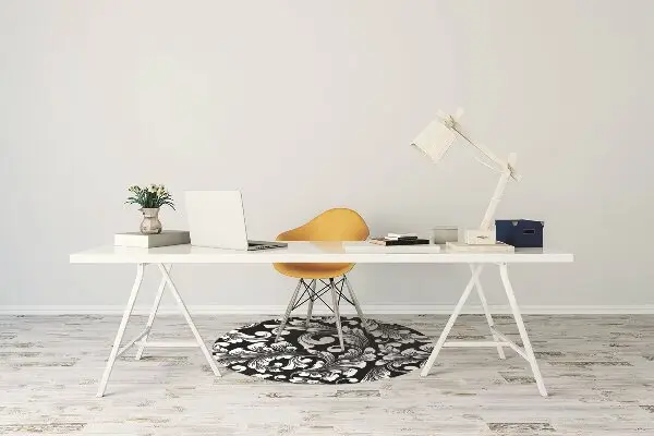 Tapis pour chaise de bureau Motif à l'ancienne