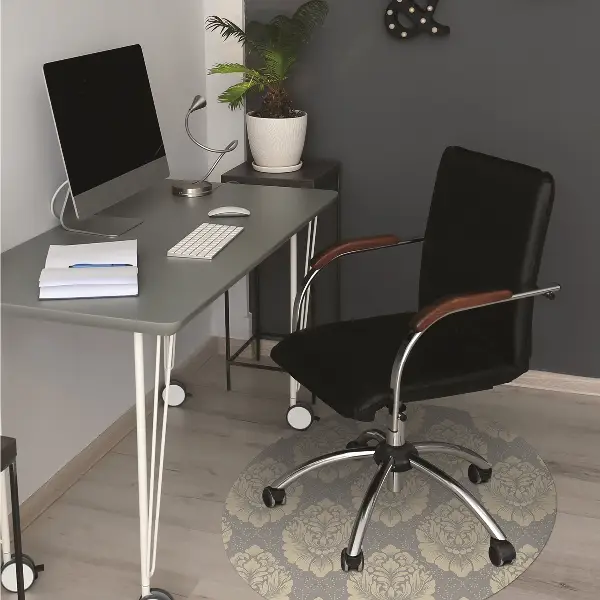 Tapis protège sol Motif damassé