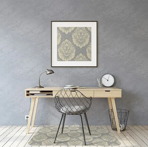 Tapis protège sol Motif damassé