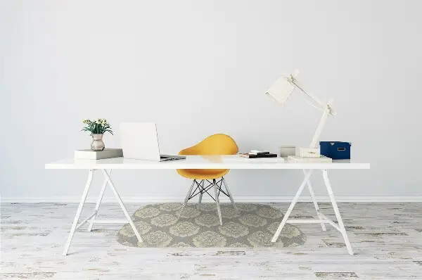 Tapis protège sol Motif damassé