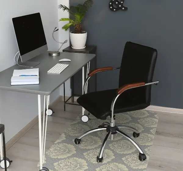 Tapis protège sol Motif damassé