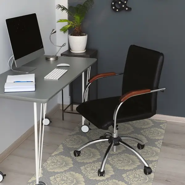 Tapis protège sol Motif damassé