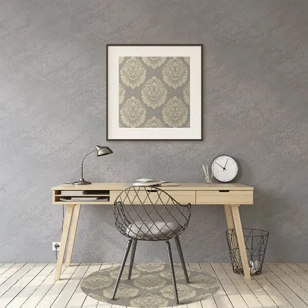 Tapis protège sol Motif damassé