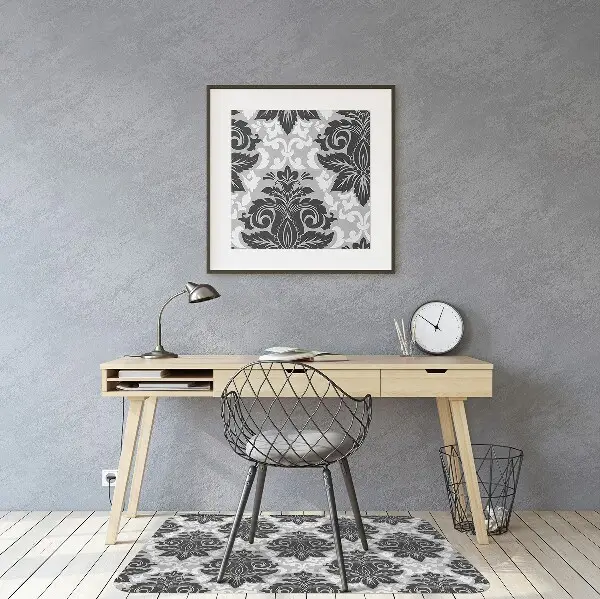 Tapis pour chaise de bureau Modèle gris