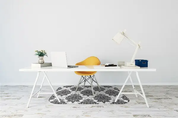 Tapis pour chaise de bureau Modèle gris