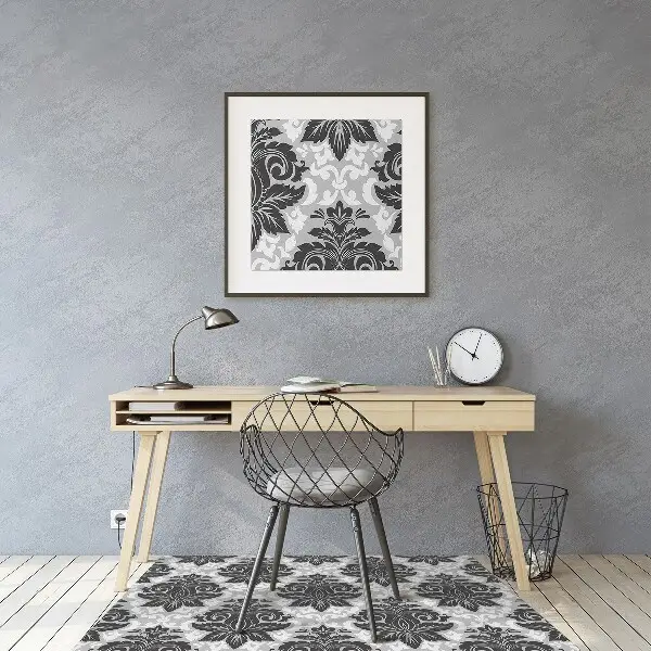 Tapis pour chaise de bureau Modèle gris