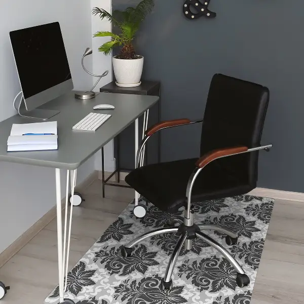 Tapis pour chaise de bureau Modèle gris