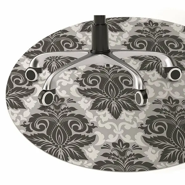 Tapis pour chaise de bureau Modèle gris