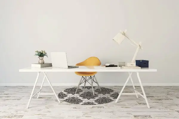 Tapis pour chaise de bureau Modèle gris