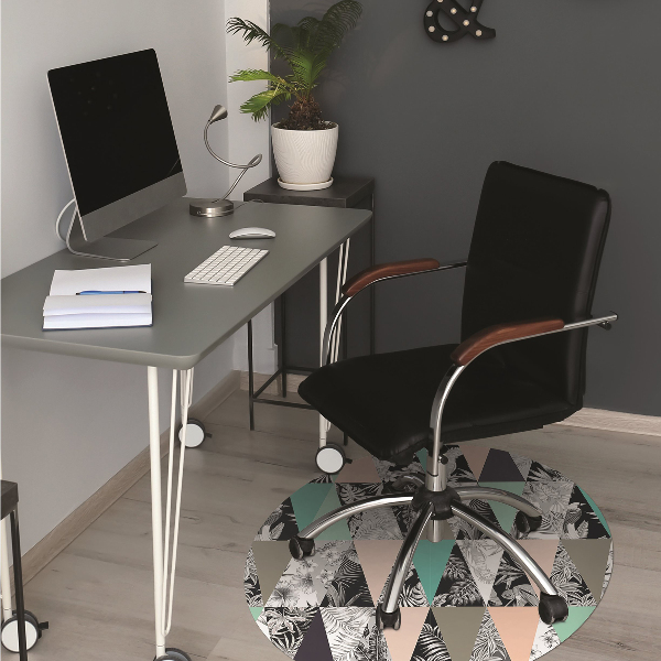Tapis de chaise Patchwork tropical