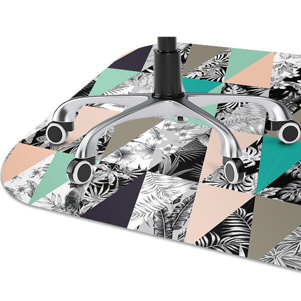 Tapis de chaise Patchwork tropical