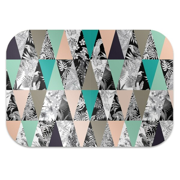 Tapis de chaise Patchwork tropical