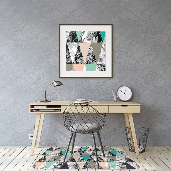 Tapis de chaise Patchwork tropical