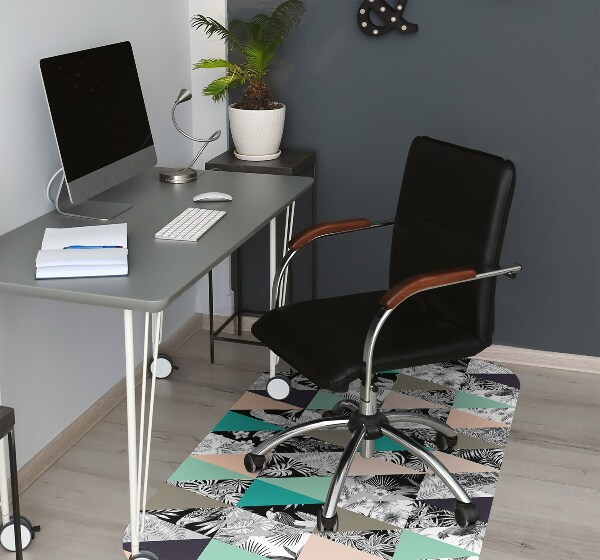 Tapis de chaise Patchwork tropical