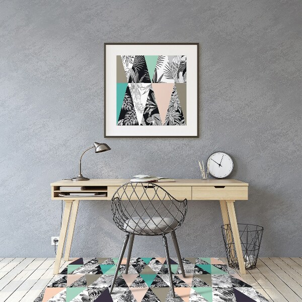 Tapis de chaise Patchwork tropical